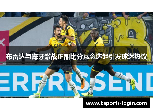 布雷达与海牙激战正酣比分悬念迭起引发球迷热议